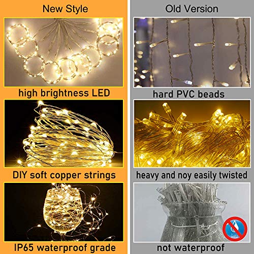Guirnalda de luces LED GUOCHENG 3m x 3m con control remoto miniatura 7