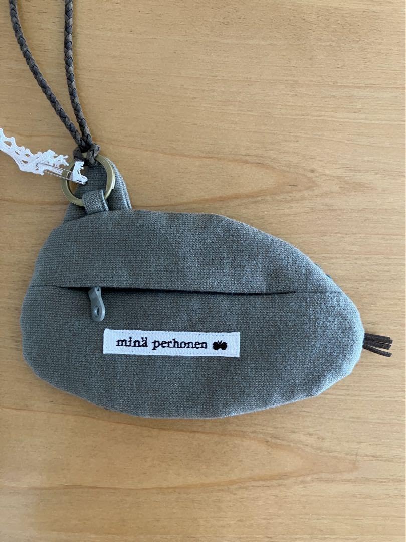 Amazon.co.jp: ミナペルホネン chit tambourine パスケース グリーン  