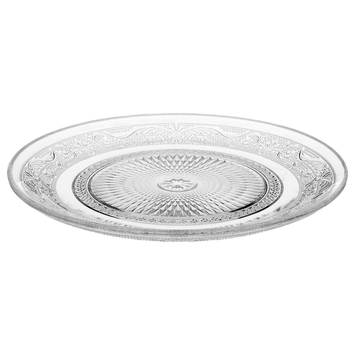 Secret de Gourmet - Set di 6 piatti da dessert rinascimentali D.20cm in vetro