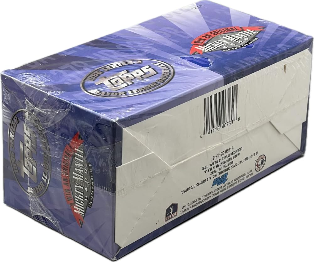 Amazon.com: 1996 Topps Series 2 Baseball Jumbo Pack Hobby Box