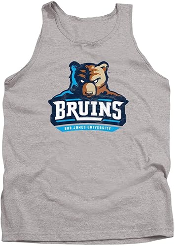 Bob Jones University Official Distressed Primary Logo Unisex Adult Tank Top