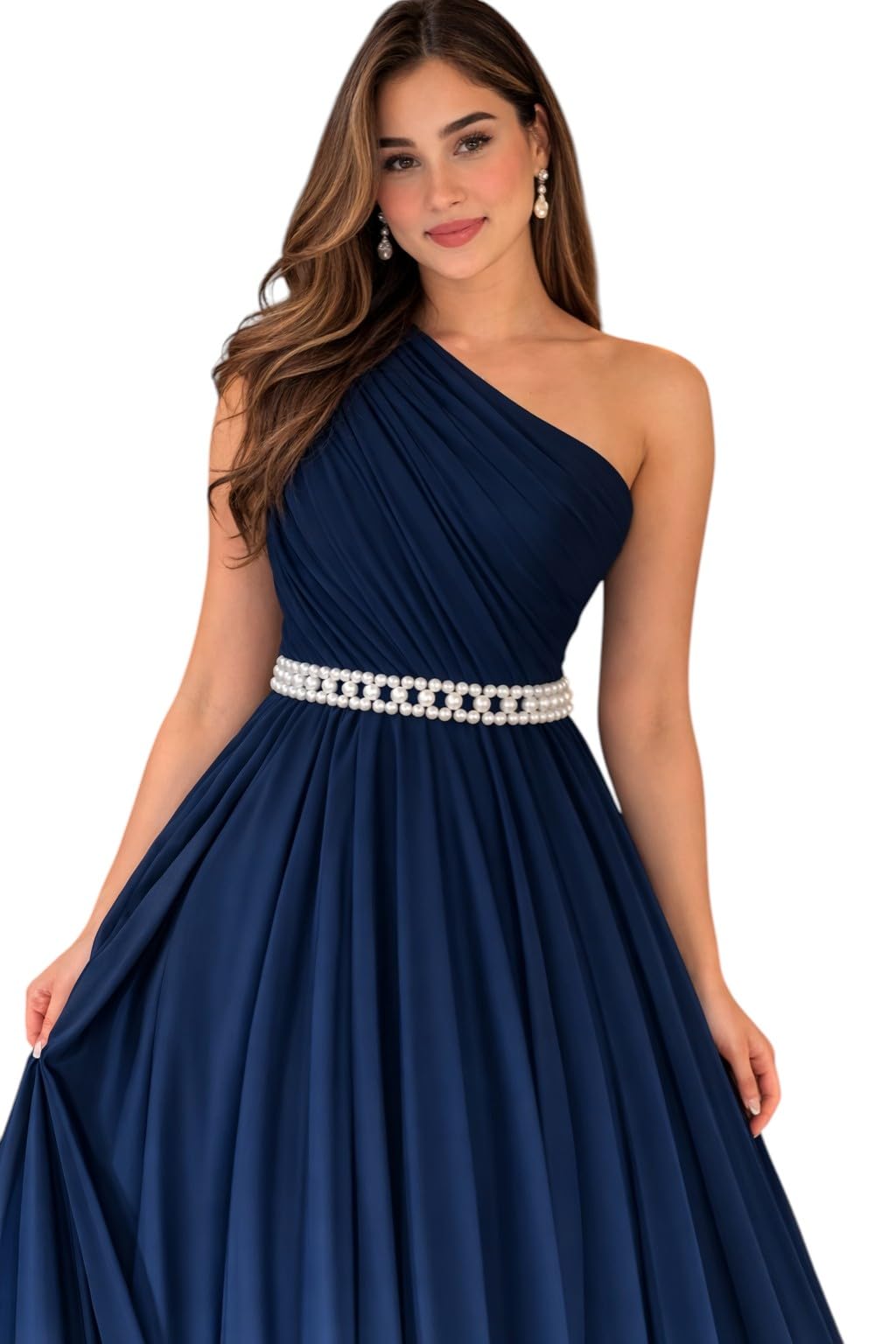 Elegant White Pearl Waist Belt for Women – Stylish Pearl Chain for Western & Ethnic Dresses-image-30