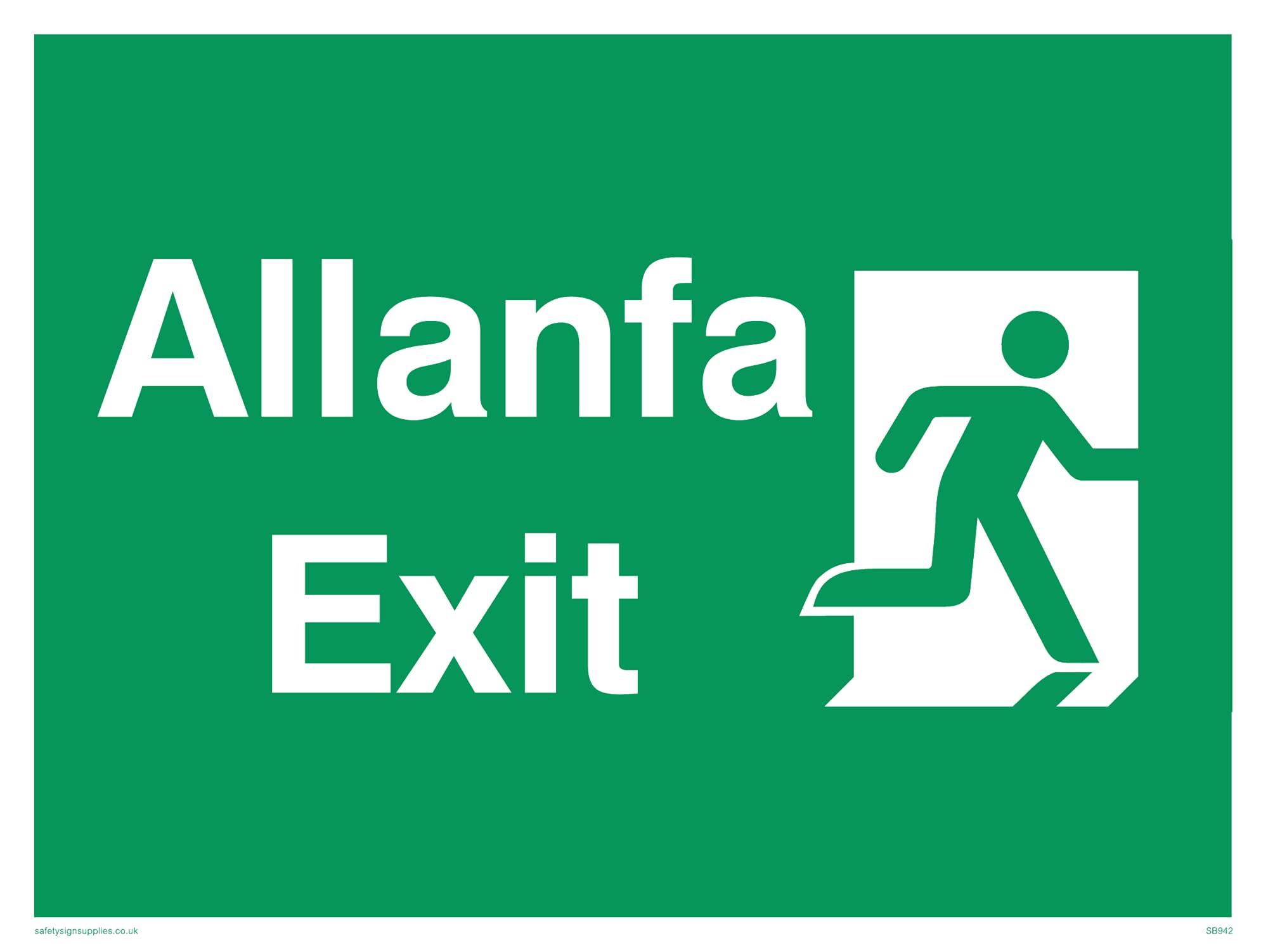 Pack of five - Allanfa Sign - 200x150mm - A5L