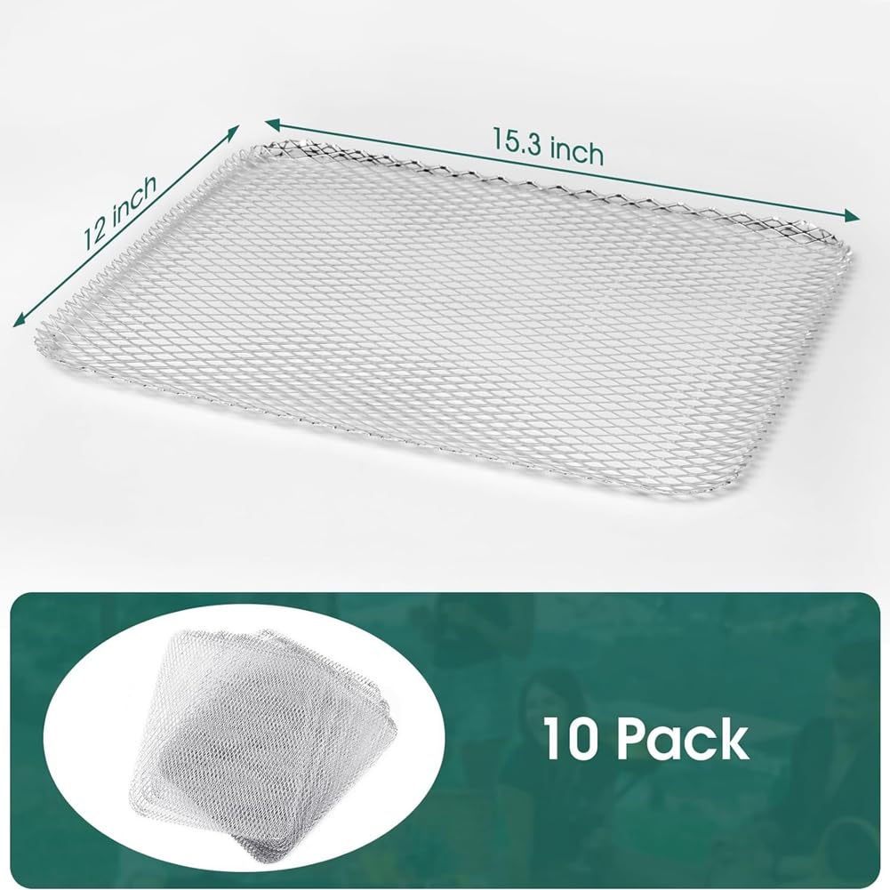 Grill Topper, Grill BBQ Jetable Grill Toppers, Paquet de 10 Grill Topper pour Grill Extérieur Jetable Grilling Liners