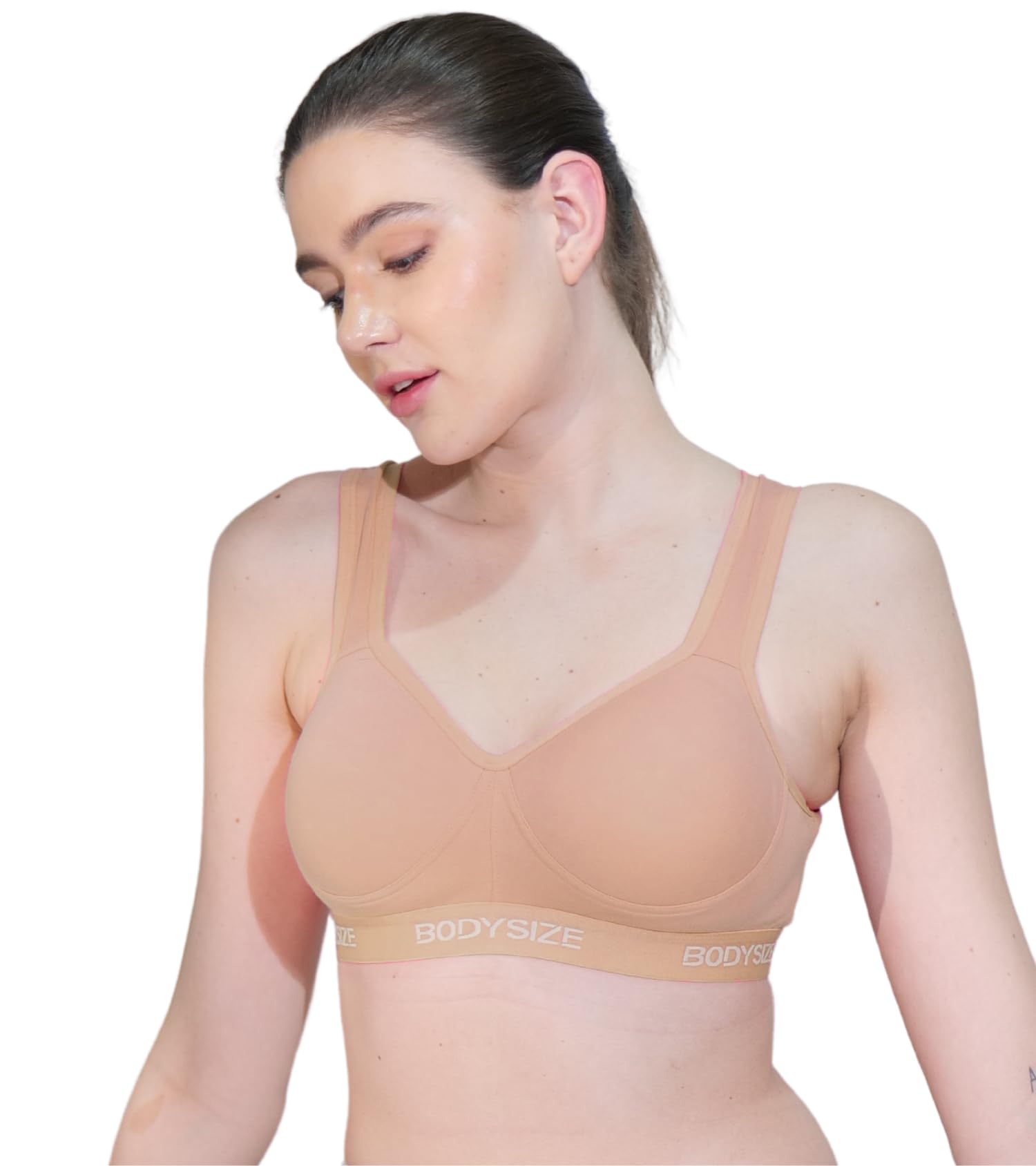 bodysize Women's Everyday Wear Wire Free Padded Sports Bra SF-28 (Heavily Padded, Gym, Yoga Bra) | Everyday Wear, Sweat Absorbent, Soft Cotton Fabric for Ultimate Comfort (B Cup)-picture-19