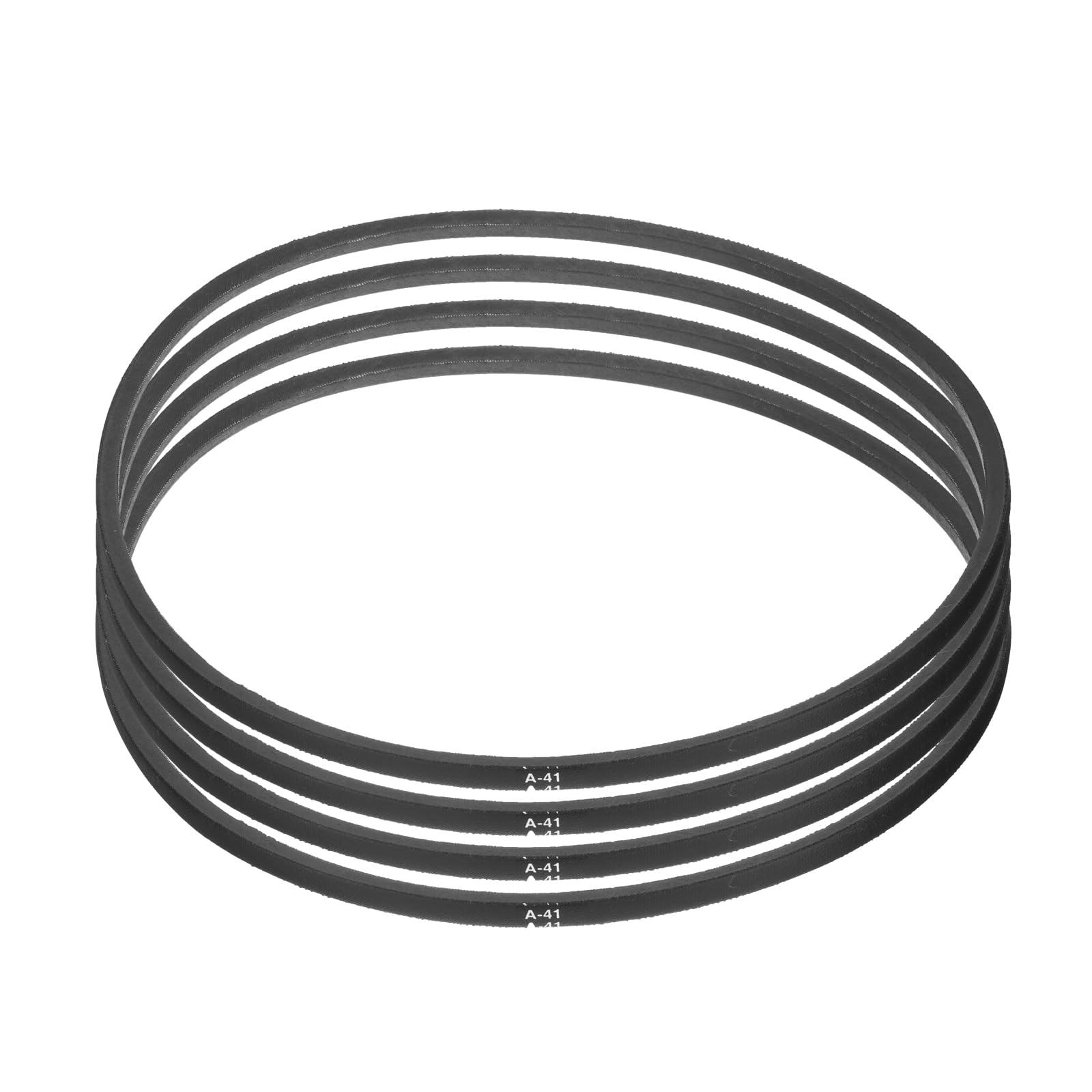 QUARKZMAN 4 Pezzi A41 O 4L430 Cinghia Classica A V In Gomma Avvolta, Lunghezza 41" (1041mm)