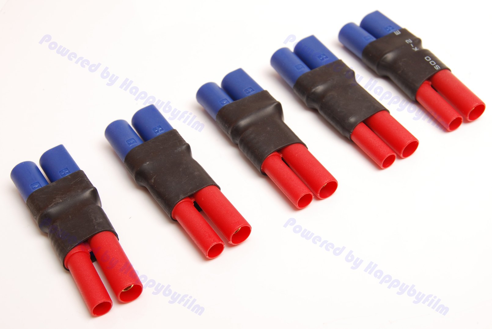 YIHANG Pack(5) New Male EC5 to 4MM Bullet Adapter for RC FPV Drone Turnigy HXT Zippy