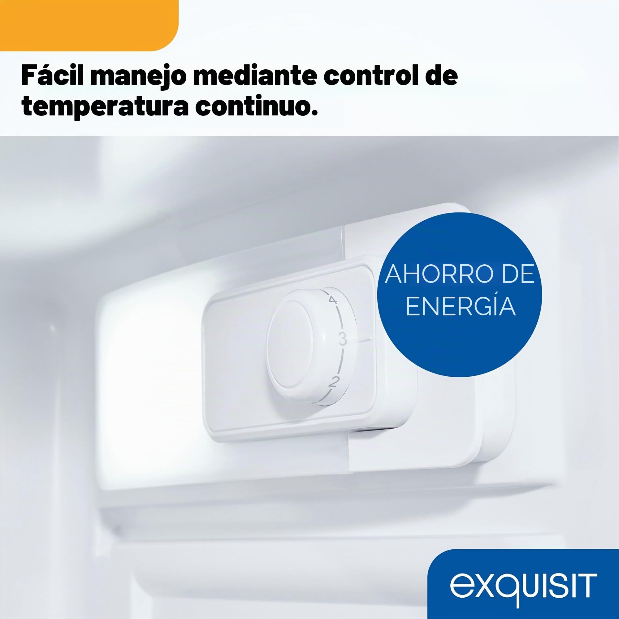 Exquisit EKS5131-V-040E - Nevera empotrable sin congelador, capacidad de 129 litros, frigorífico integrado de 88 cm, montaje en puerta de remolque, color blanco