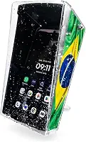 KIT Suporte Celular Moto Antifurto + Capa Impermeável Proteção Chuva Sol - Resistente e Reforçado Guidão e Retrovisor