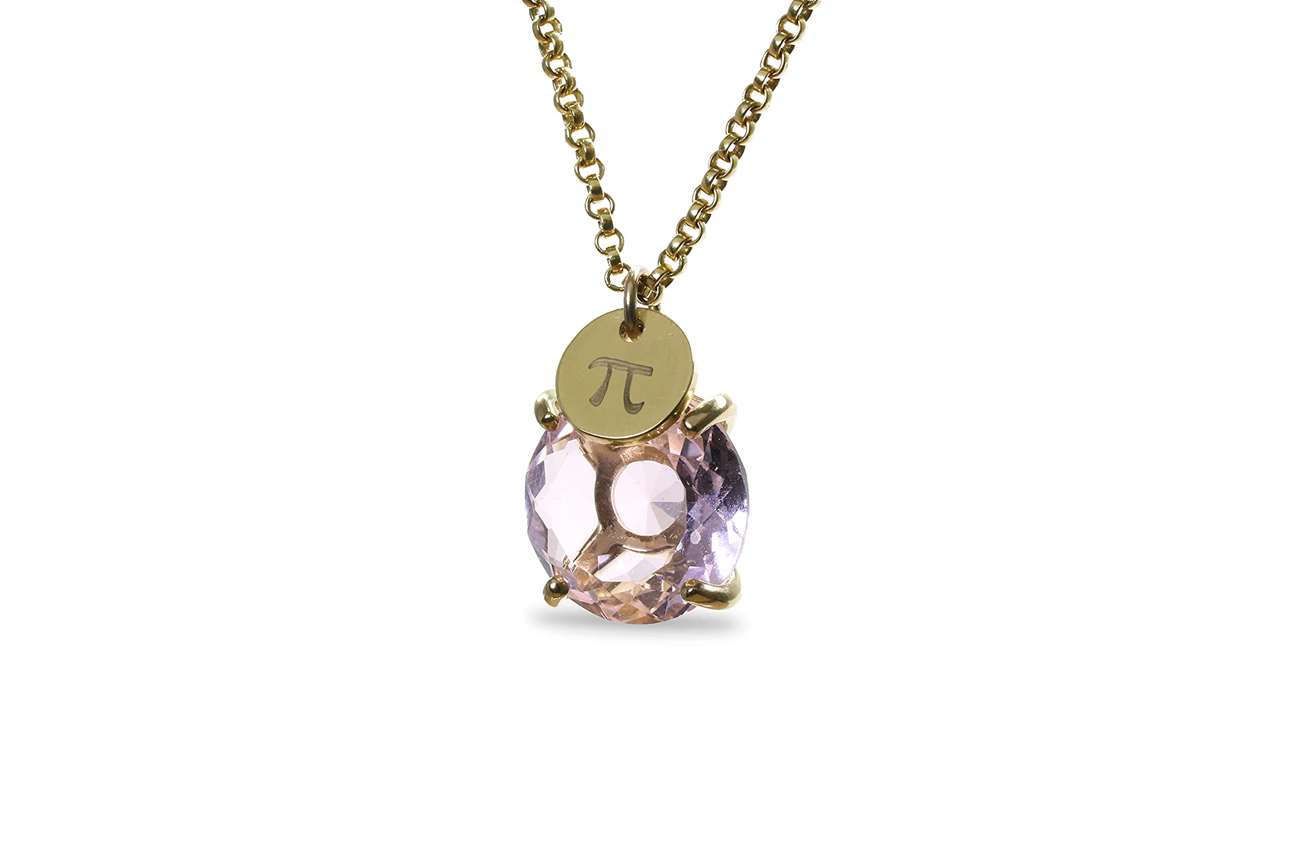 Collar de Cuarzo Rosa Anémona con Encanto de Moneda - Collar con Encanto de Oro Hecho a Mano - Joyería Artesanal de Moda para Mujeres - Regalos para Cualquier Ocasión