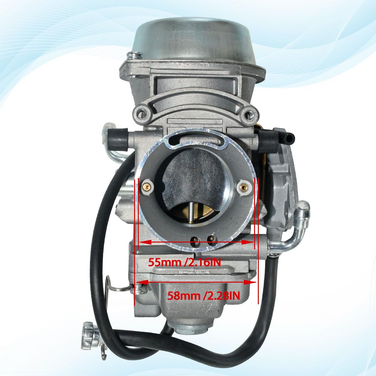 Carburatore per Polaris Sportsman 500 4X4 HO 2001-2005 2010-2012,1997-2009 Scrambler 500 4x4,2000 2001 2002 Trail Boss 325 Carb con filtro dell'aria pompa carburante