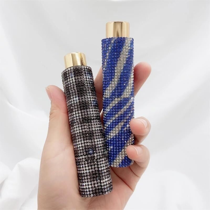 Mini Bottiglie di Profumo da Viaggio, Atomizzatore di Profumo 10ml Portatile Diamond Mini Bottiglia di Profumo Ricaricabile Spray Contenitori Vuoti Bottiglia di Atomizzatore Regalo di Viaggio Ricarica