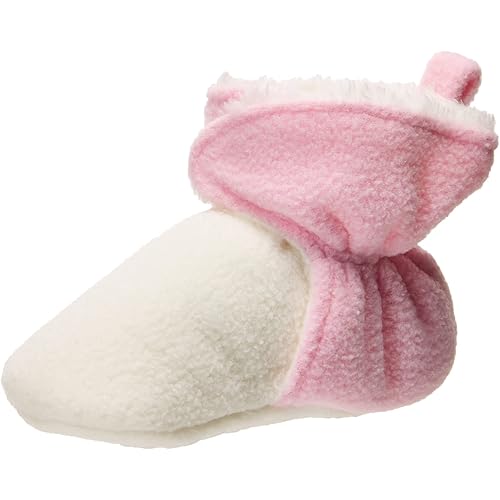 Hudson Baby Unisex Baby Cozy Fleece and Faux Sherpa Booties
