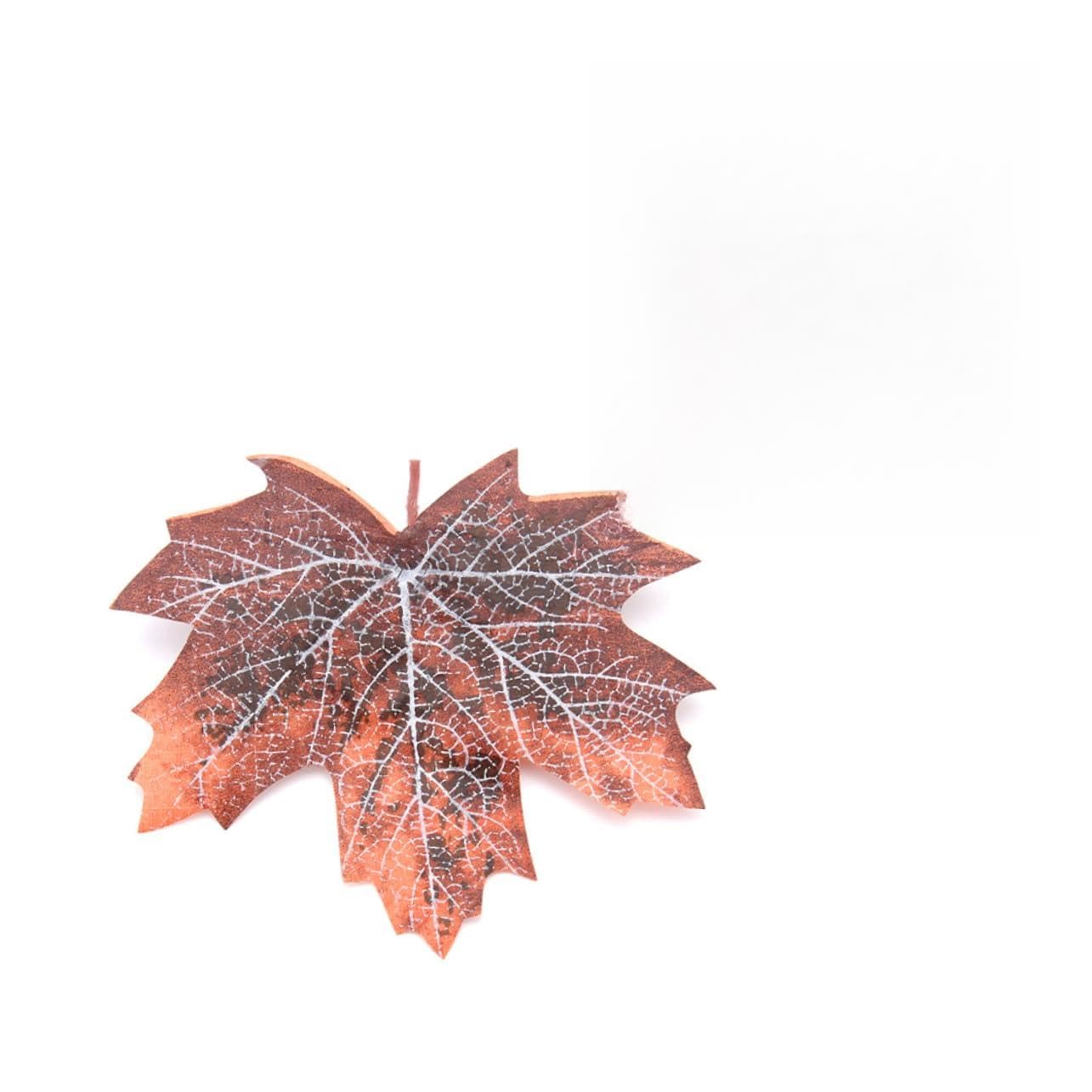 Sosoport 12pcs Maple Leaf Litter Reptile Tank Decor Reptisoil Snakes Lizards Cage Decor