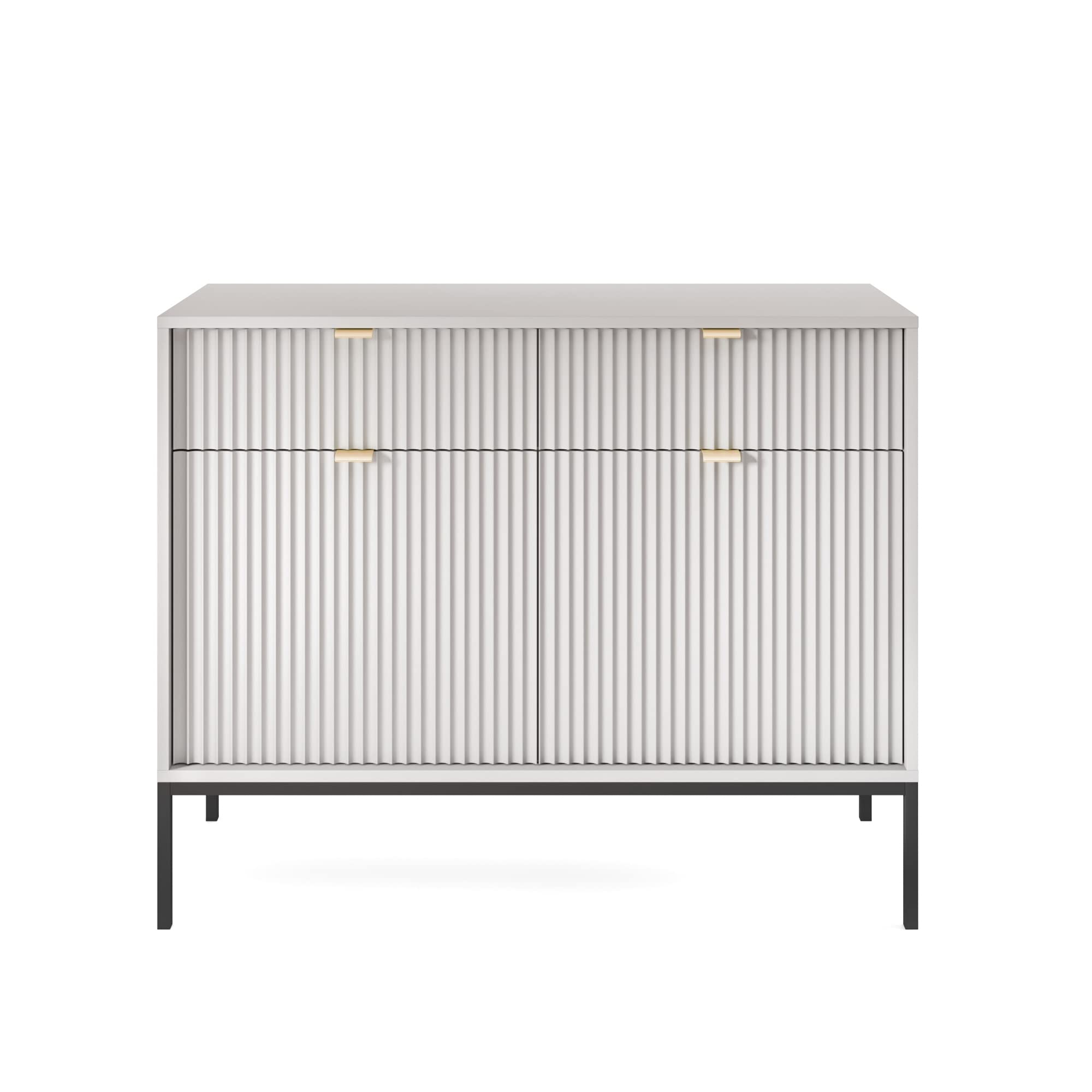 Selsey VELLORE-Commode 2 Portes, 104 cm x 83 cm x 39 cm