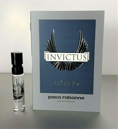 Paco Rabanne INVICTUS LEGEND Eau De Parfum Spray Muestra Vial 0.05 oz 0.1 fl oz Hombre Nuevo