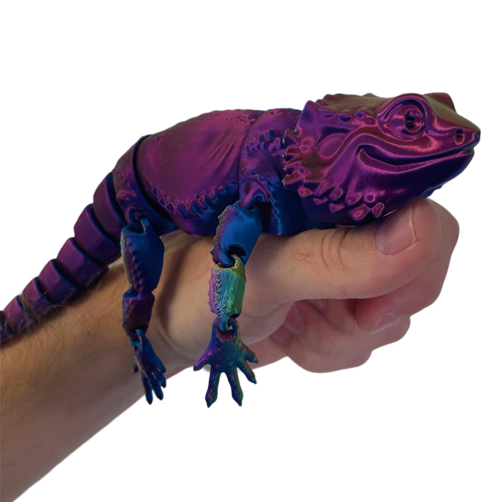 Sponsored Ad – Large Bearded Dragon Reptile Colour Changing Fidget Toys, Fidget Pet Toy Set, Stress Relief Lizard, Calming Gift Idea (Cosmic)