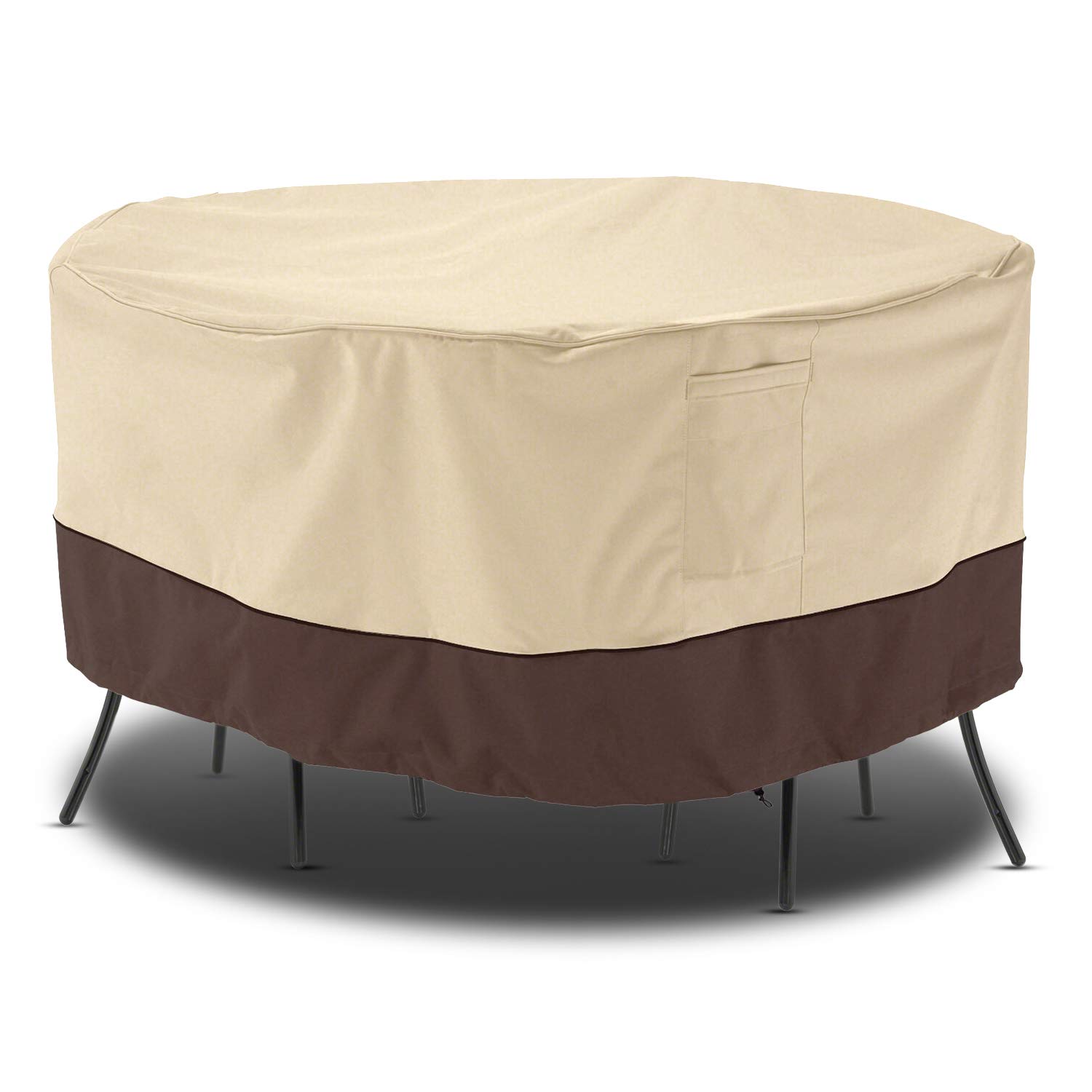 Arcedo Outdoor Furniture Set Cover, Patio Waterproof Table and Chair Cover, Heavy Duty Large Veranda Round Dining Table Co...