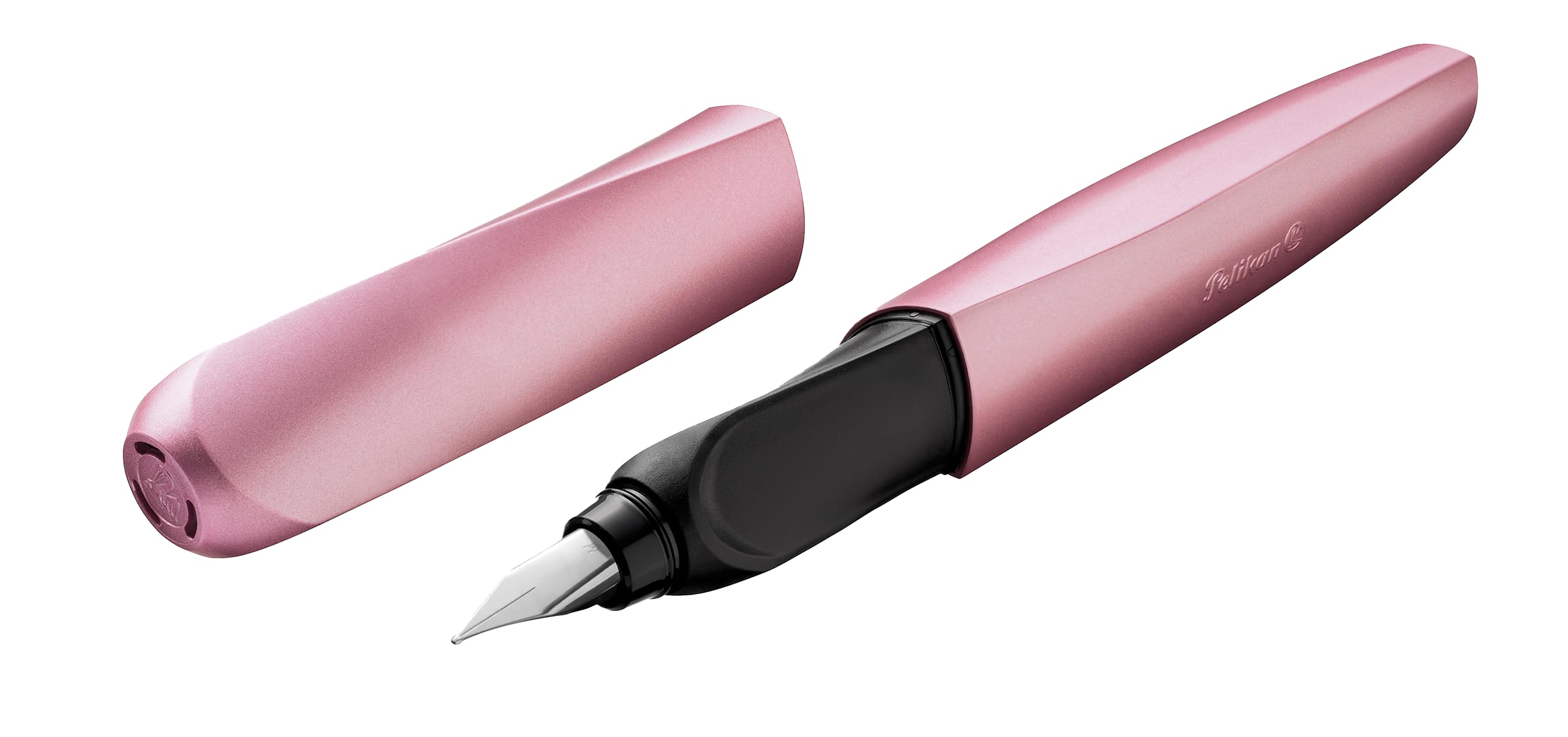 Pelikan 806251 Twist Fountain Pen Girly Rose Pink Metallic Fountain Pen