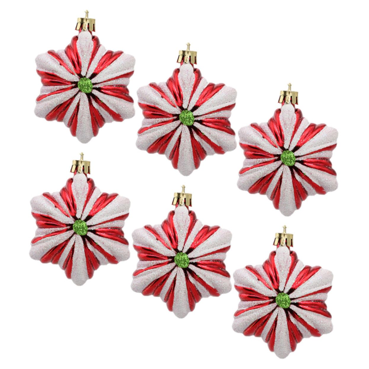 Cabilock Adornos Colgantes Navideños para Árbol De Navidad Bolas Decorativas con Diseño Temático Ornamentación Ligera Y Duradera para Festivo 6 Piezas X 5