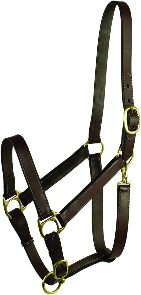 Gatsby Leather Adjustable Turnout Halter Without Snap
