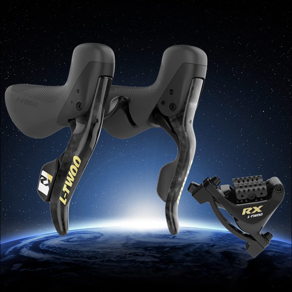 Desviadores RX 2x12 Velocidad Carretera Grava Bicicleta Fibra de Carbono Freno de Disco hidráulico Palanca de Cambios Delantero Trasero desviador 24 s Grupo de Bicicleta Desviador Trasero