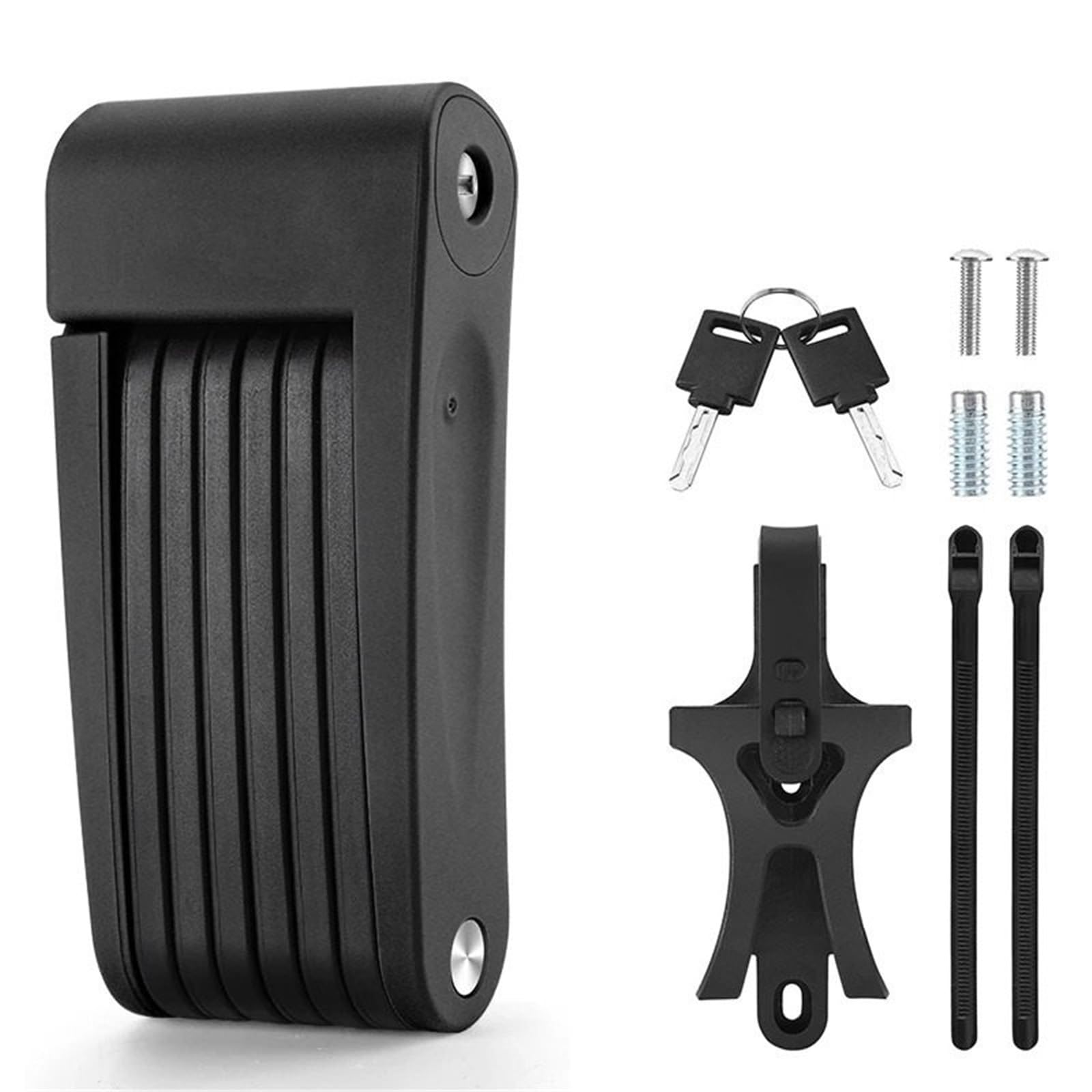 Chain Lock Folding Lock Security Anti-Theft Cycling Road Accessories Scooter Foldable Motorbike Lock(66CM Type090B Key)