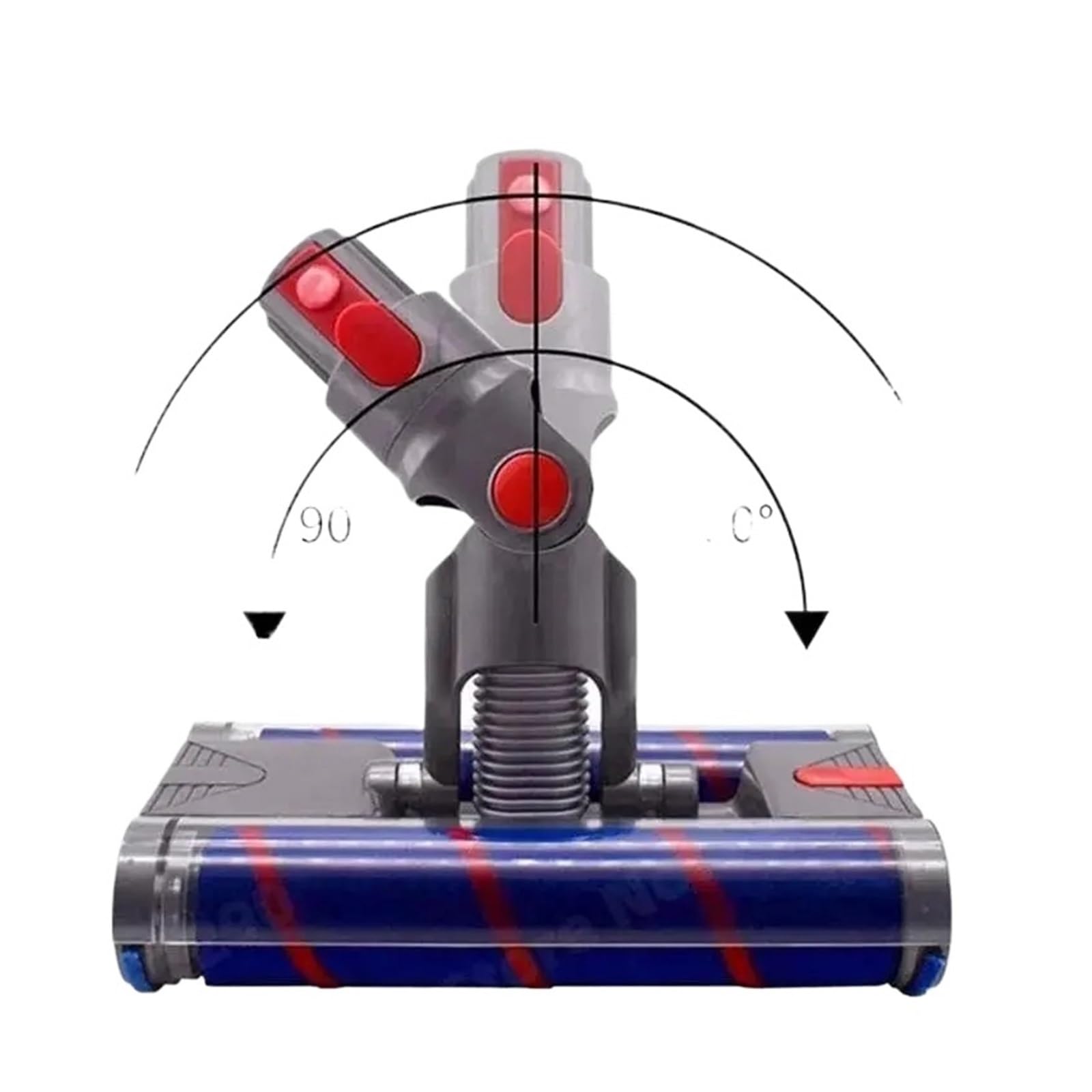 Piezas Y Herramientas Eléctricas De Cabezal De Cepillo De Piso Doble, Compatibles Con Dyson, V7 V8 V10 V11 Aspiradora Cepillo De Piso Con Cabezal De Rodillo De Barredora Suave