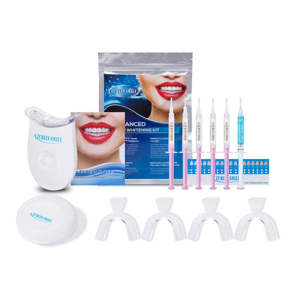 FUREIN SMILE Teeth Whitening Kit Tooth Bleaching System with LED light Accelerator