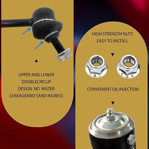 Miniatura 5 de Extremos de barra de acoplamiento exterior delantero derecho 1 PcsReemplazo para Elantra Forte Forte Koup  Reemplazar OE#ES800230 Negro