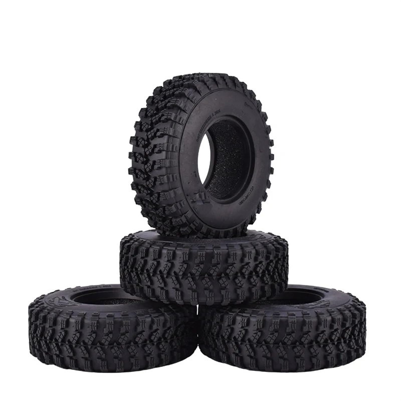 RC Neumáticos Rueda para Traxxas para Redcat SCX10 AXIAL para 4 Uds. Neumáticos De Goma 1,9 Pulgadas Y 105mm para Coches Control Remoto 1/10