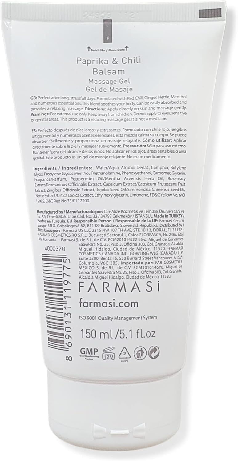 Farmasi Dr. C. Tuna Doble Efecto Pimentón y Bálsamo de Chile - 4.2 Fl.Oz.