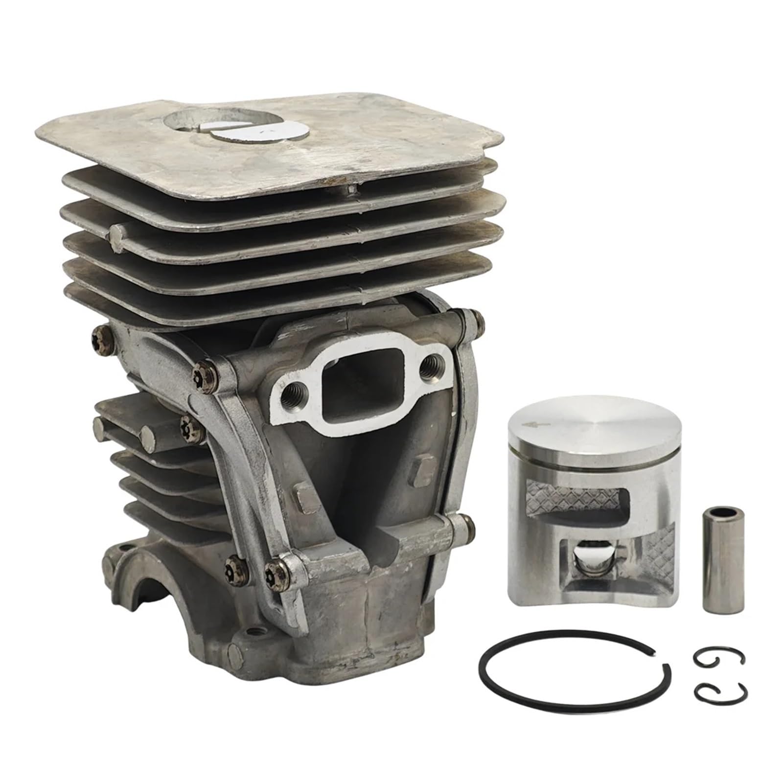 Compatible con Husqvarna 135, 140, 135E, 140E, repuesto de pasador de anillo de motosierra, piezas de repuesto, kit de junta de bujía de pistón de cilindro de 41 mm