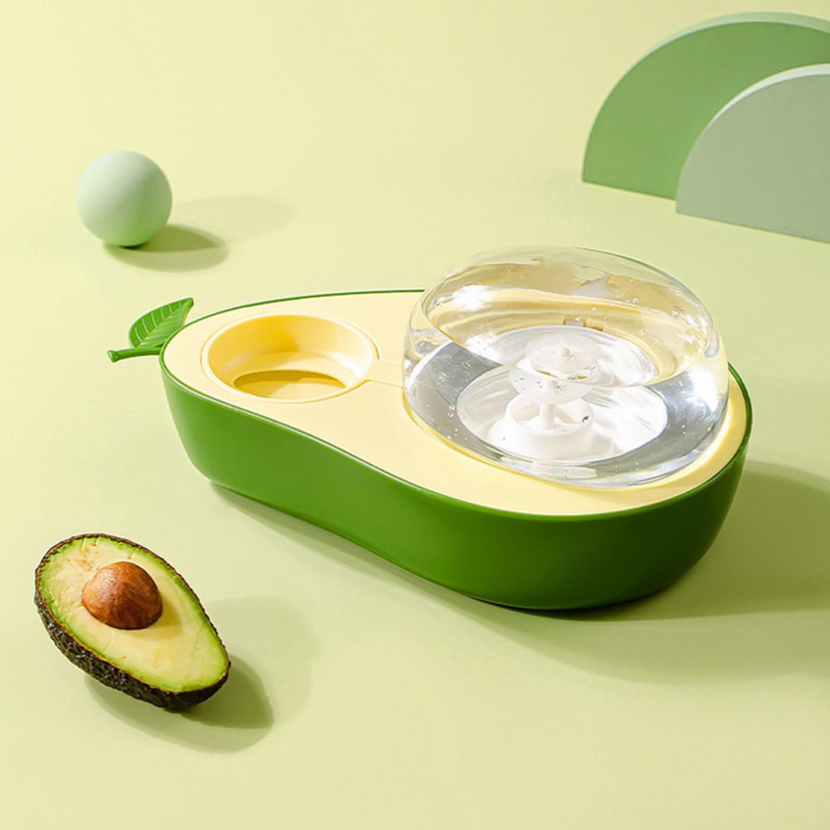 Abaodam 2 Piezas Comedero para Gatos en Forma de Fruta, Cuenco para Mascotas de Abs, Desmontable, para Proteger Las Articulaciones y Músculos Felinos