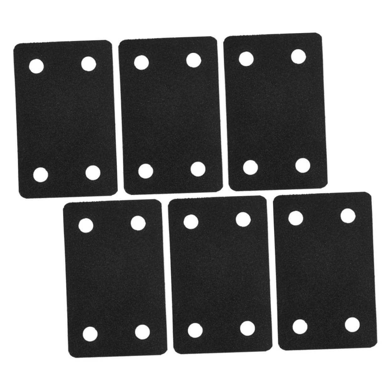 Gatuida 4 Juegos Código De Esquina Pieza Fija Soporte Mueble Inoxidable Ángulo Fijación Mueble Soportes Para Muebles Soportes Para Madera Placas Rectas Acero Inoxidable Black 6 Piezas * 4