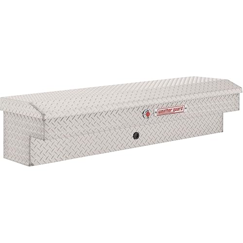 Weather Guard Model 174-0-04 56in Lo-Side Box, Aluminum, Clear, 4.0 cu ft