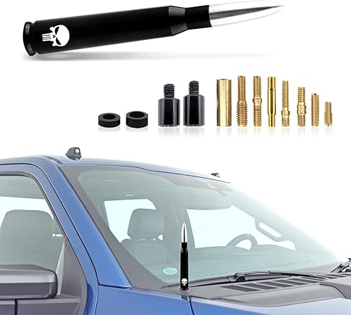 Miniatura 1 de 1 antena de bala de 5.4 pulgadas, antena de reequipamiento de automóvil para Ford F150, Jeep Wrangler Chevrolet, accesorios resistentes a prueba de