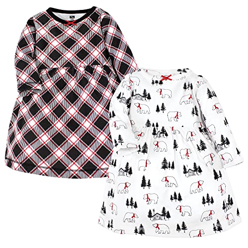 Image of Hudson Baby Girl's Cotton Dresses