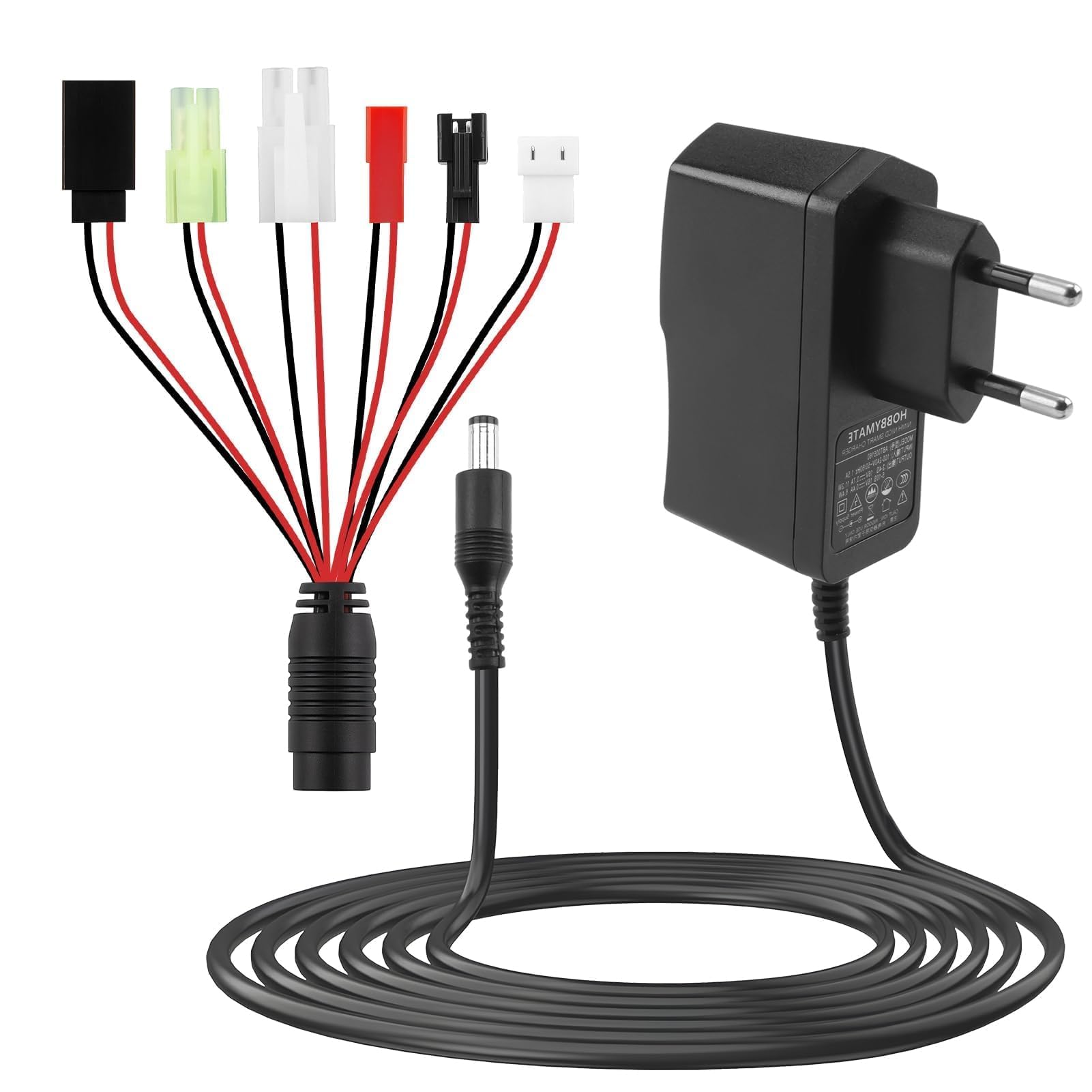 SoulBay RC Chargeur NIMH/NICD pour Batteries 2-10s 2,4V-12V Batterie, RC Chargeur de Batterie
