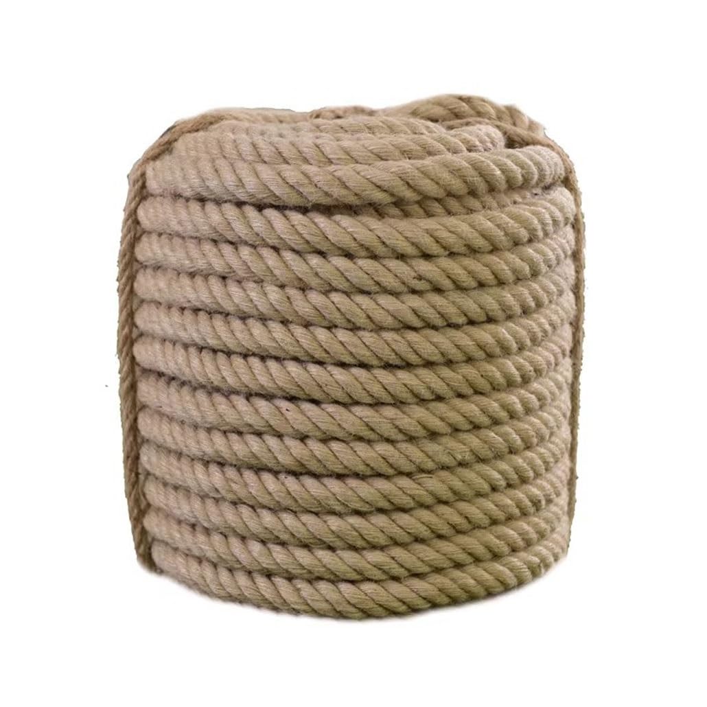 Cuerda de yute natural de 16mm gruesa para manualidades y hogar