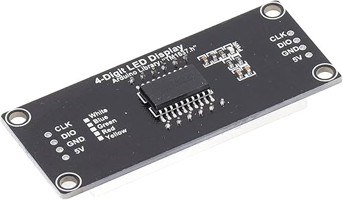 Miniatura 6 de 4 módulos de segmento digital Tm1637 Pantalla digital LED de 4 dígitos de 7 segmentos Pantalla digital LED de 0.56 pulgadas, pantalla de reloj de
