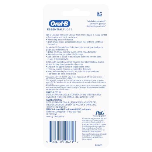 EssentialFloss Mint Dental Floss, Cavity Defense, Waxed, Value 2 Pack (50m Each) - image 4