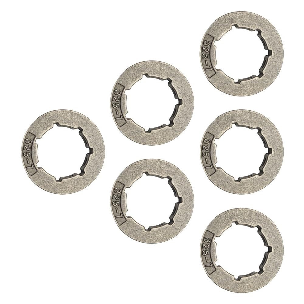 Pignon 7 dents 0.325 compatible tronçonneuse pièce 18720 pour chaîne de tronçonneuse 55 51