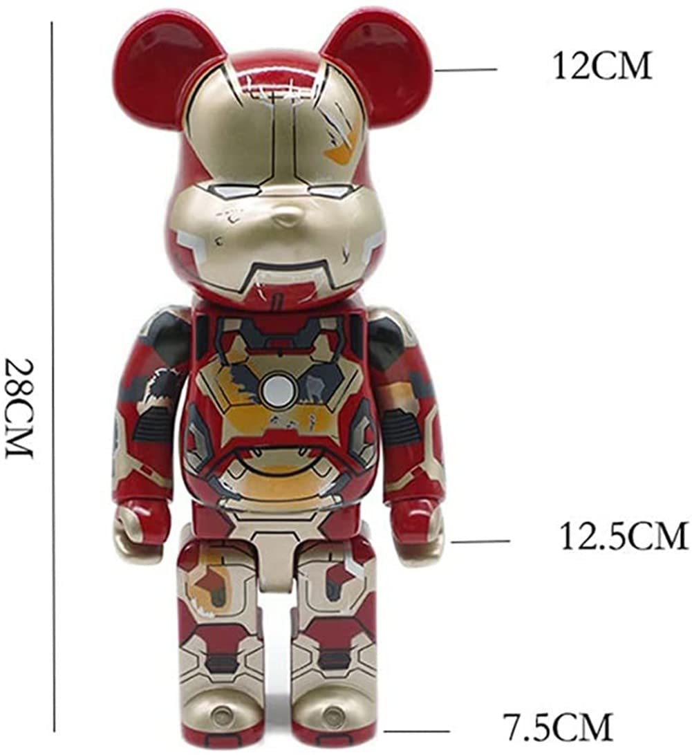Amazon.com: Bearbrick Violent Bear Building Blocks Bear Marvel ...