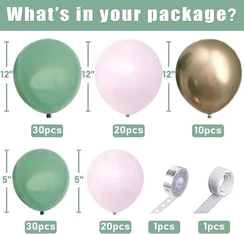 Miniatura 5 de Kit de arco de globos de selva de safari verde oliva, rosa, dorado, salvia, globos de selva, temática de selva de safari, cumpleaños, baby shower,