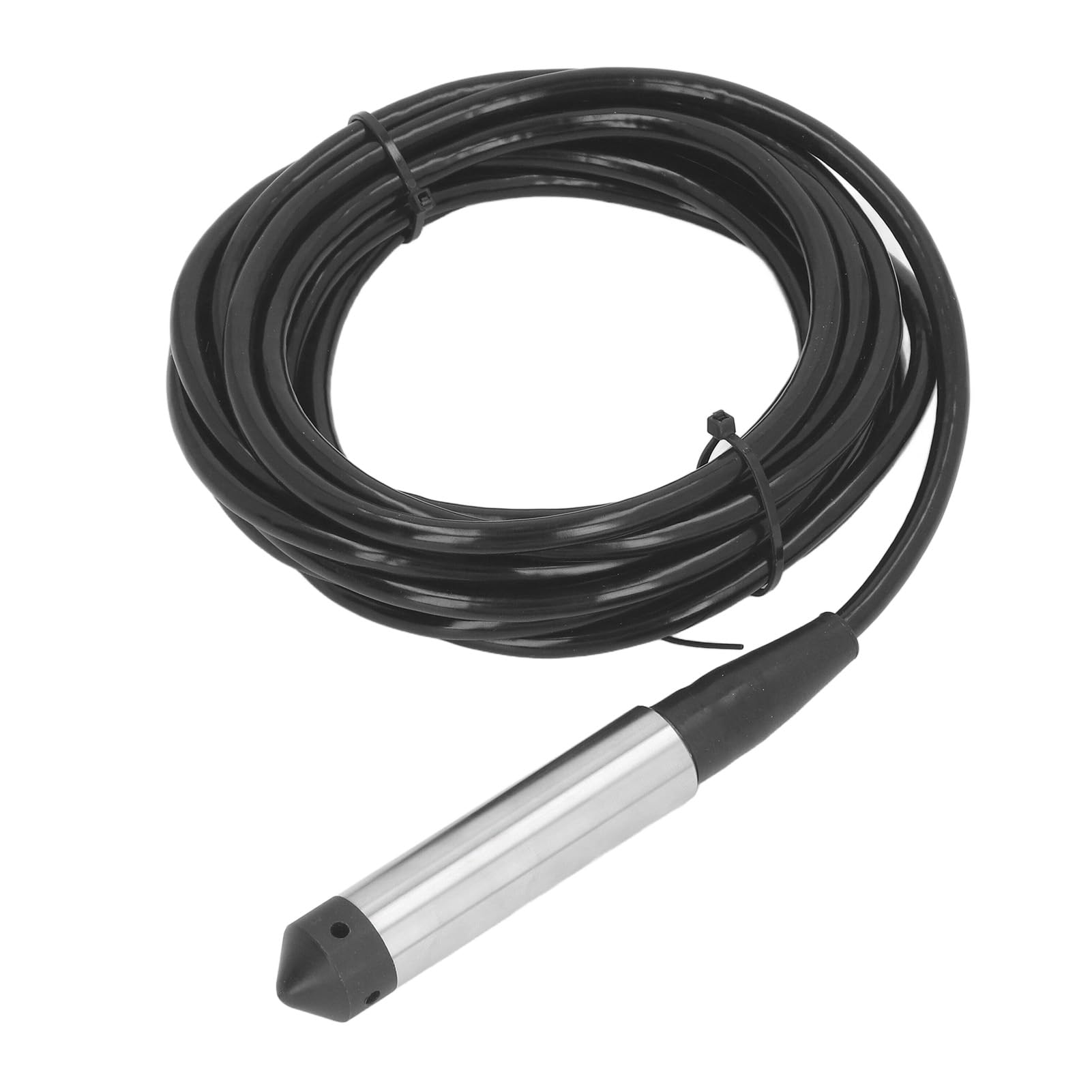 Walfront Sensore di Livello del Liquido Ad Alta Precisione Sonda in Acciaio Inossidabile, Protezione Impermeabile, Trasmettitore di Livello 'Acqua Integrato con Cavo 5 M per la (0-2 m)