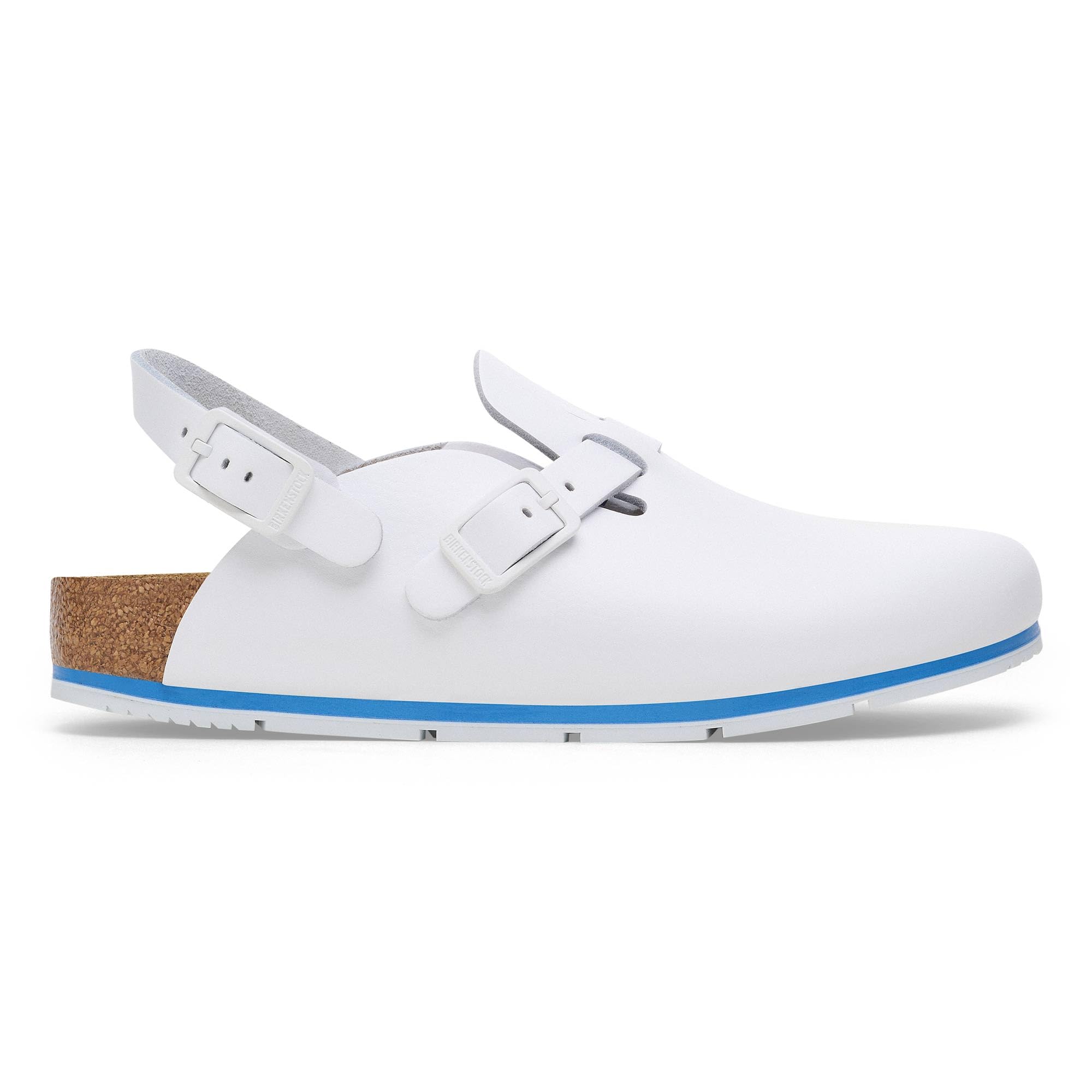 Birkenstock Damen Herren Kay Pro Hausschuhe Leder Pantoletten - Clogs - Zertifiziert nach Norm EN ISO 20347:2022 - Berufsschuhe für Medizin, Gastronomie und Service