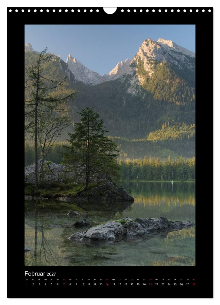 CALVENDO - Landschaft im Fokus - Bayern, Tirol und Südtirol (Wandkalender 2027 DIN A3 hoch), Monatskalender: Landschaftsmotive aus Bayern, Tirol und Südtirol