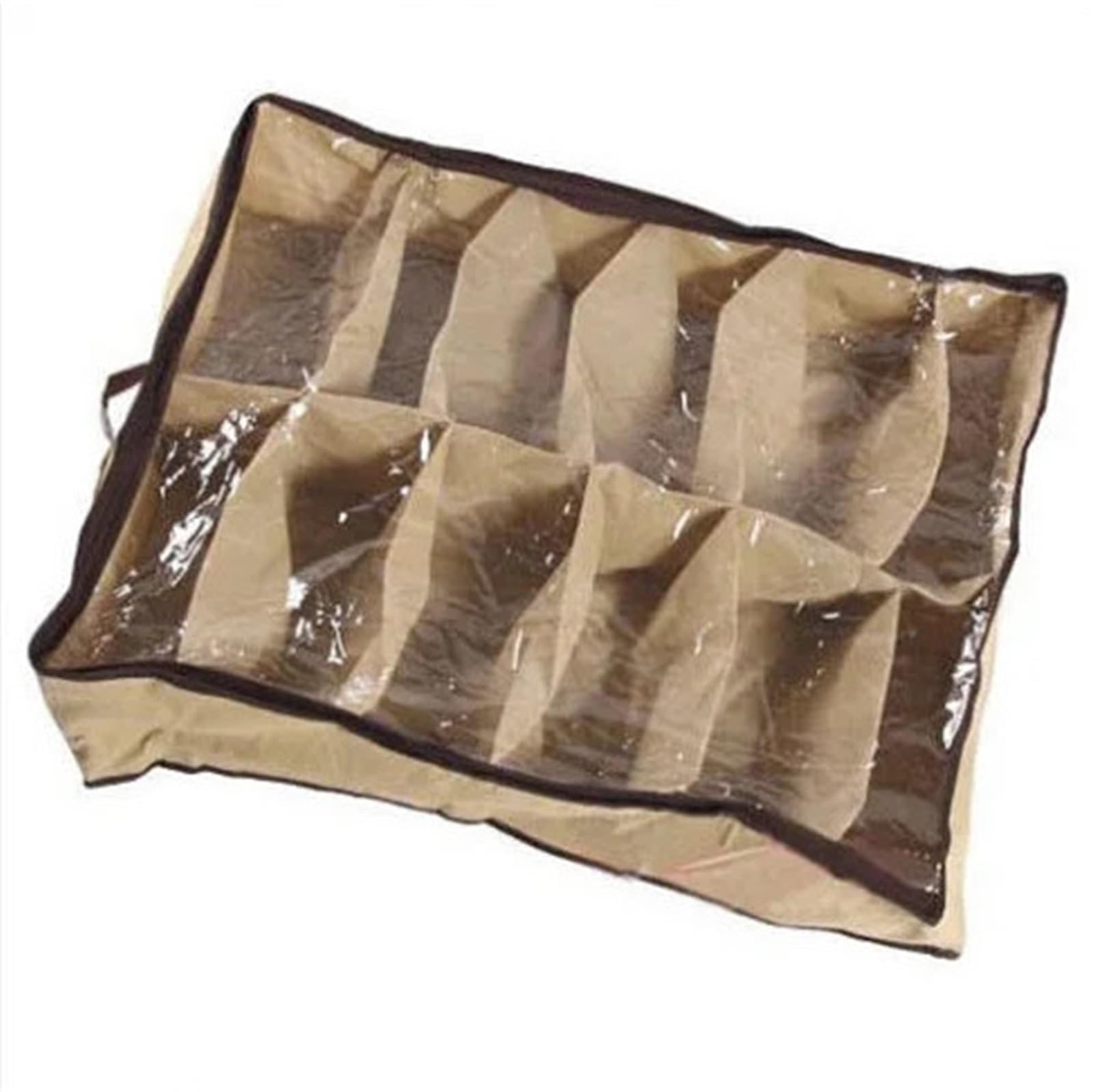 Organizzatore Di Scarpe Sotto Il Letto 6 pezzi di scarpiera trasparente in tessuto non tessuto, 12 custodie for scarpe, borsa portaoggetti, scatola portaoggetti sotto l'armadio del letto Per Risparmia