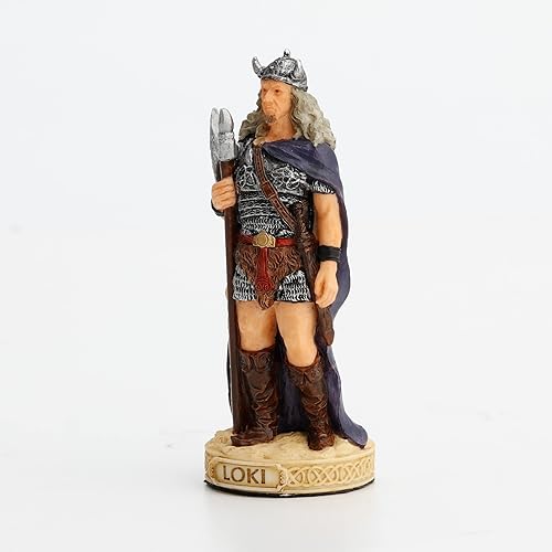 Miniatura 2 de Veronese Design Figura de poliresina pintada a mano Loki Dios de las travesuras de 3 38 pulgadas